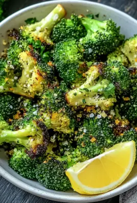 Bestes Airfryer Brokkoli mit Knoblauch und Zitrone