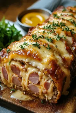 Hähnchen-Cordon-Bleu-Hackbraten