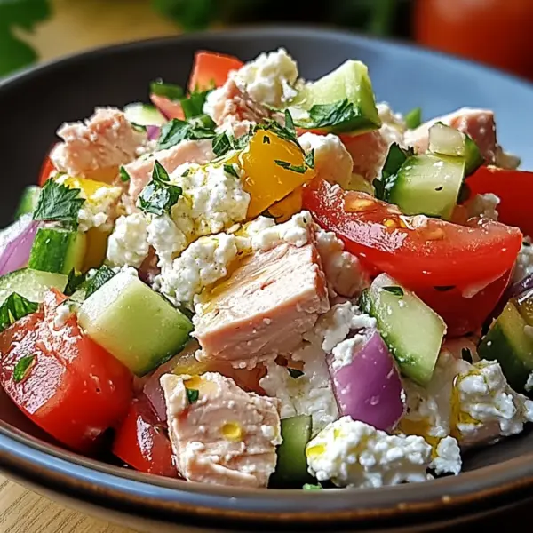 Thunfisch-Hüttenkäse-Salat