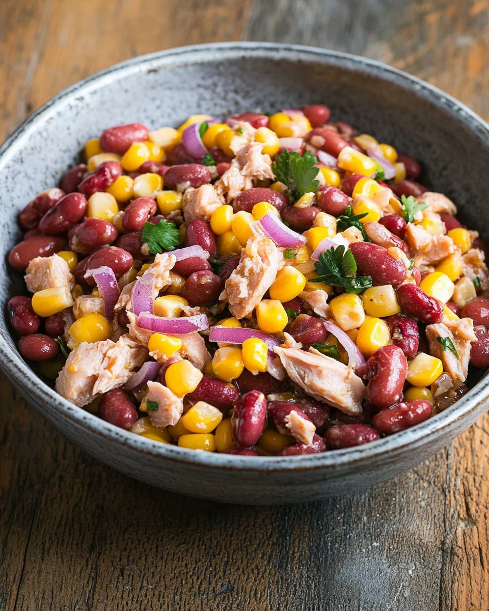 Kidneybohnen-Thunfisch-Salat 20 Kidneybohnen-Thunfisch-Salat