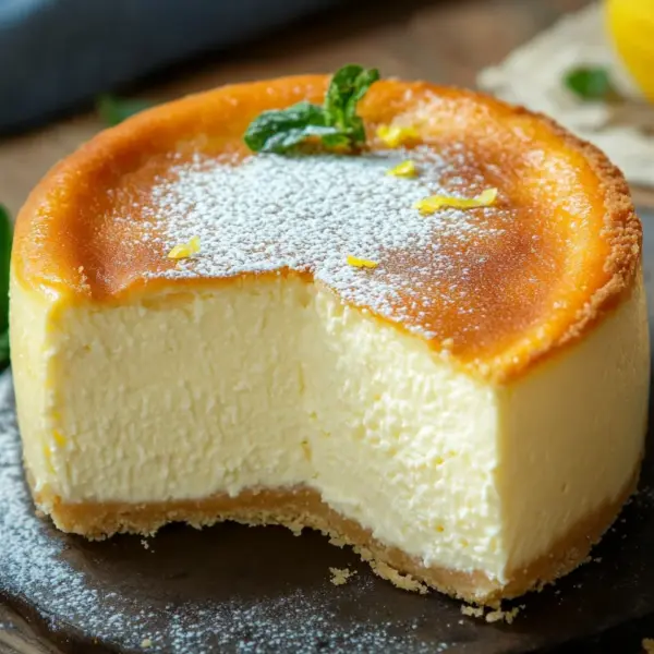 mein klassischer kleiner Käsekuchen