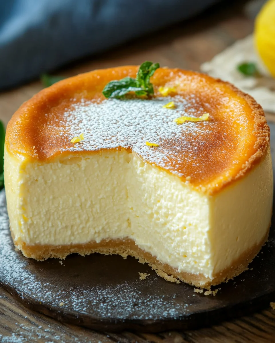 mein klassischer kleiner K&auml;sekuchen
