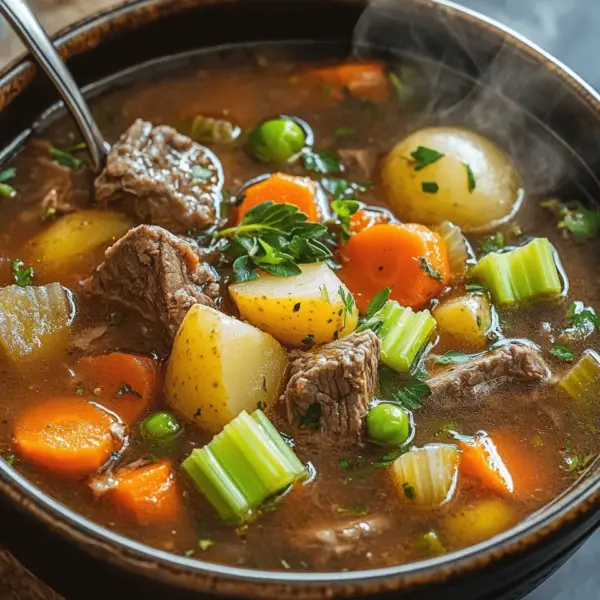 Gemüse Rindfleisch Suppe