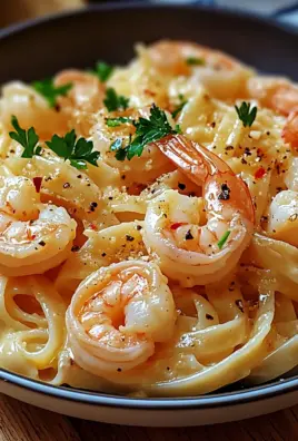 Knoblauch-Butter-Shrimp Pasta