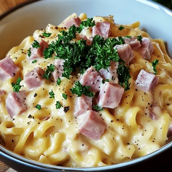 Käse-Schinken-Sahne Spätzle