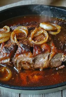 Räuberbraten Rezept, schmort im Ofen einfach vor sich hin!