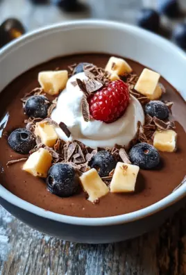 Cremiger Schokoladenpuddingbrei