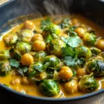 Rosenkohl-Curry mit Kichererbsen
