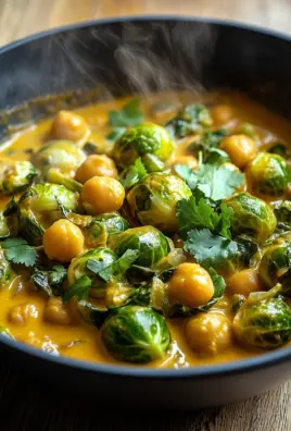 Rosenkohl-Curry mit Kichererbsen