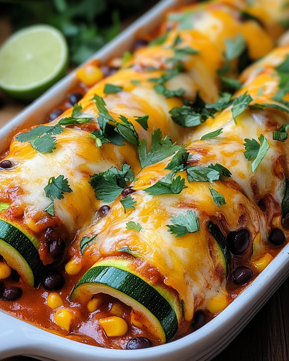Zucchini Enchilada Roll-Ups 19 Zucchini Enchilada Roll-Ups