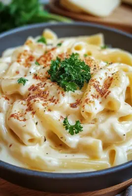 Nudeln in Käse Sahne Soße