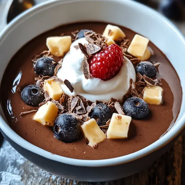 Cremiger Schokoladenpuddingbrei