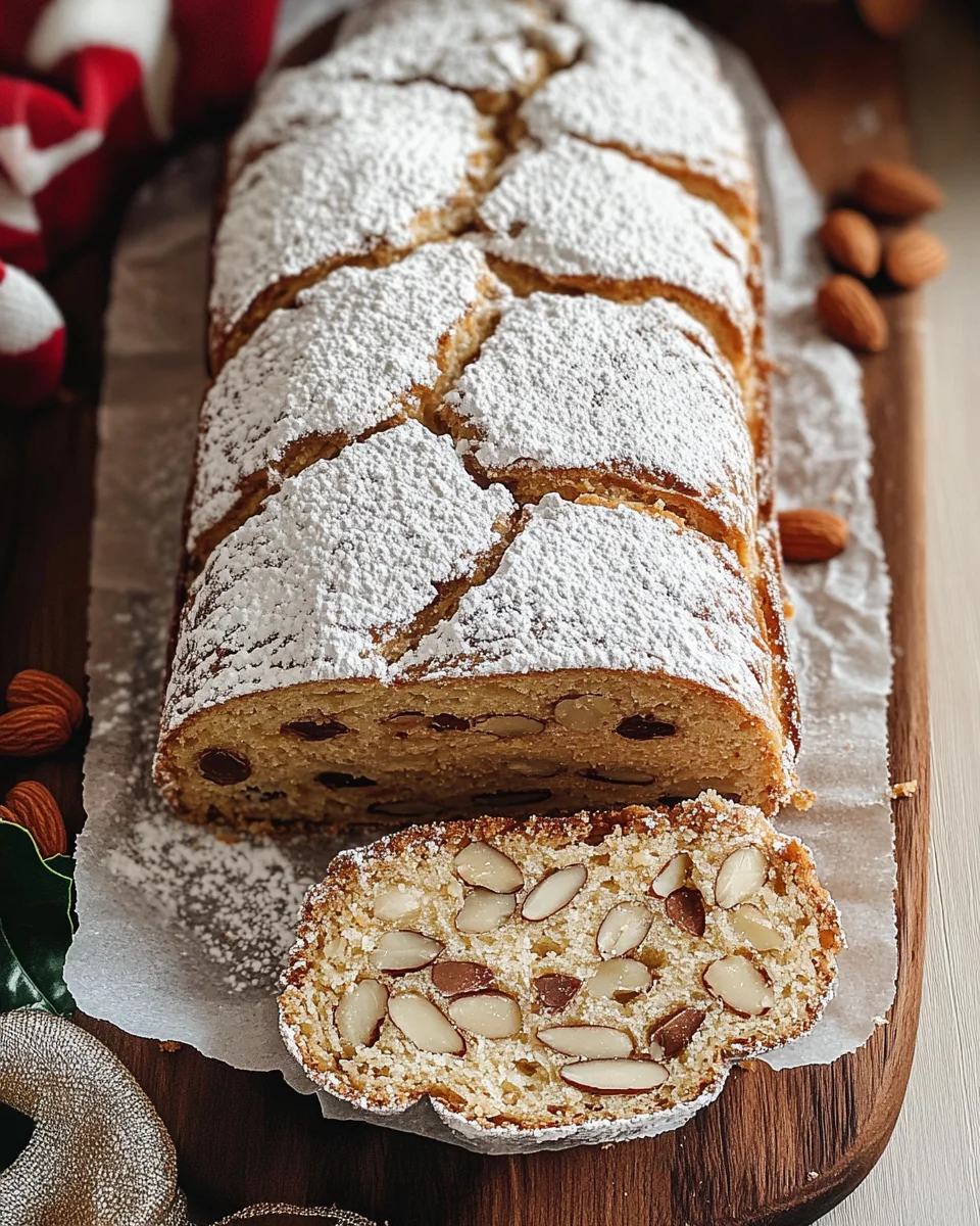 Mandel-Marzipan-Stollen 21 Mandel-Marzipan-Stollen
