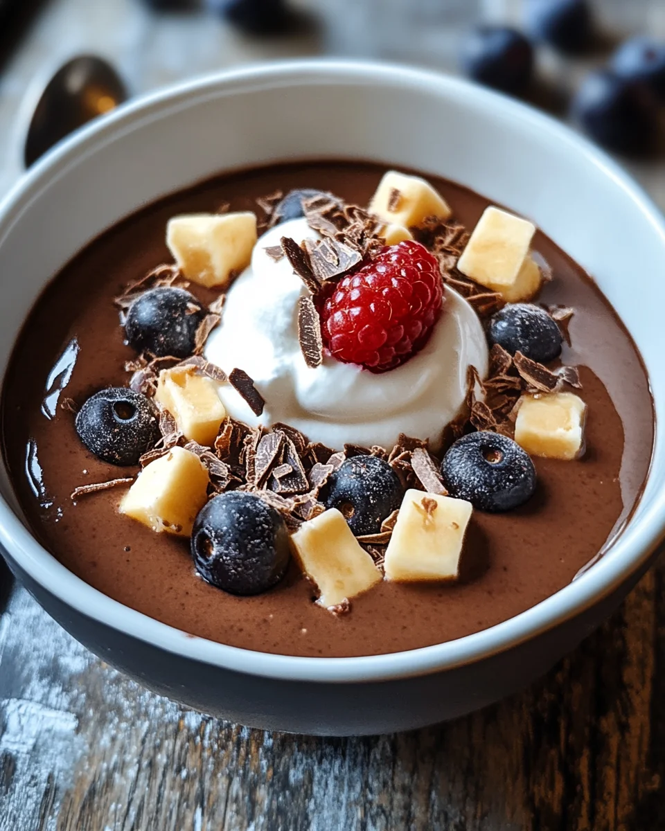 Cremiger Schokoladenpuddingbrei 22 Cremiger Schokoladenpuddingbrei