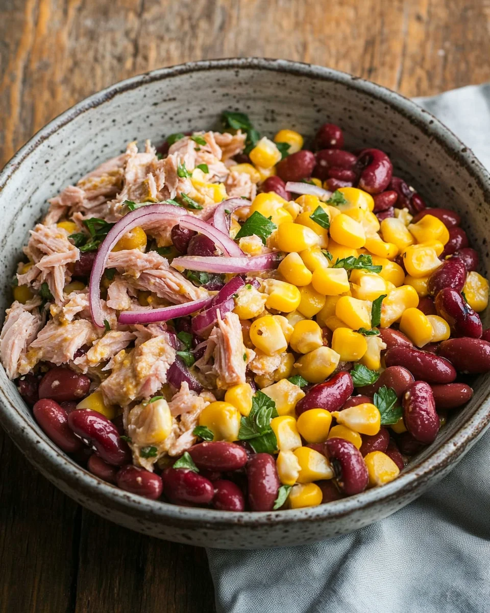 Kidneybohnen-Thunfisch-Salat 18 Kidneybohnen-Thunfisch-Salat
