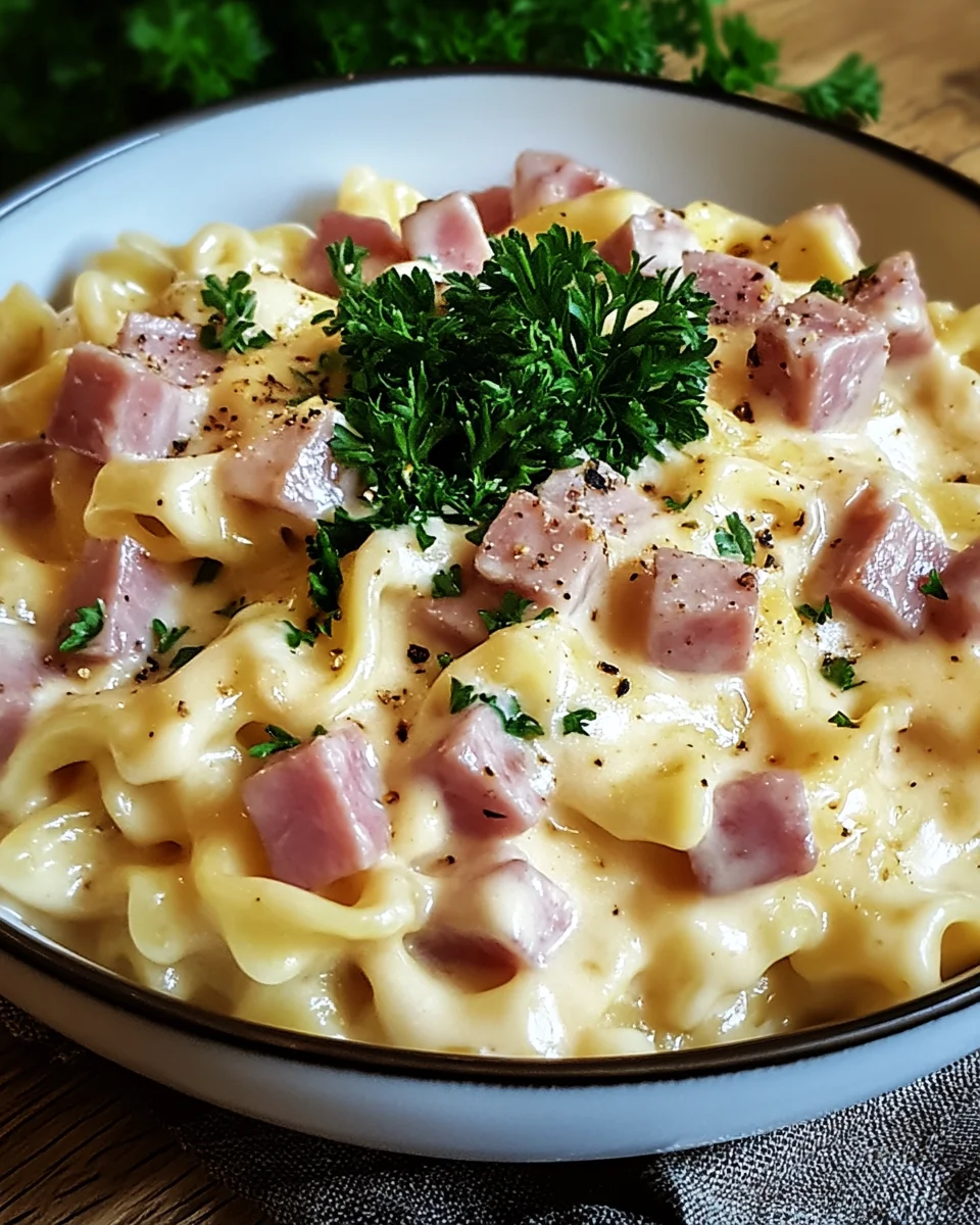 K&auml;se-Schinken-Sahne