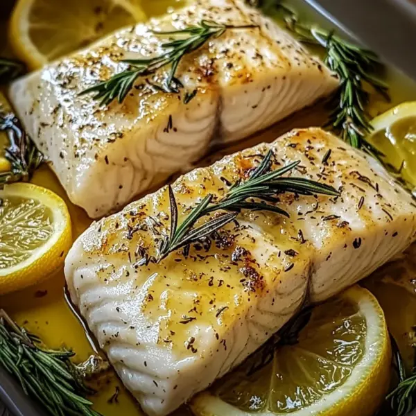 Ofenfisch mit Kräutern und Zitronen