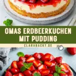 Omas Erdbeerkuchen mit Pudding 23 Pinterest Hidden Image