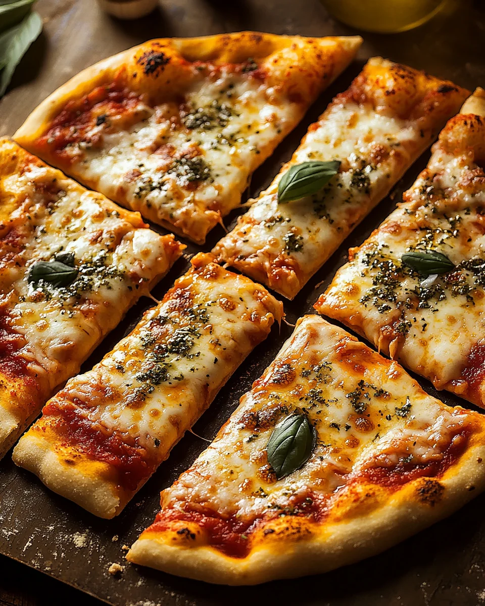 Pizzastangen vom Blech 24 Pizzastangen
