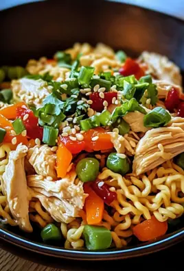 Ramen-Chinesischer Hähnchensalat