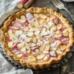 Rhabarber Tarte mit Mandelcreme - Rhabarber Frangipane Tarte