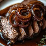 Rinderbrust in Balsamico-Zwiebelso&szlig;e