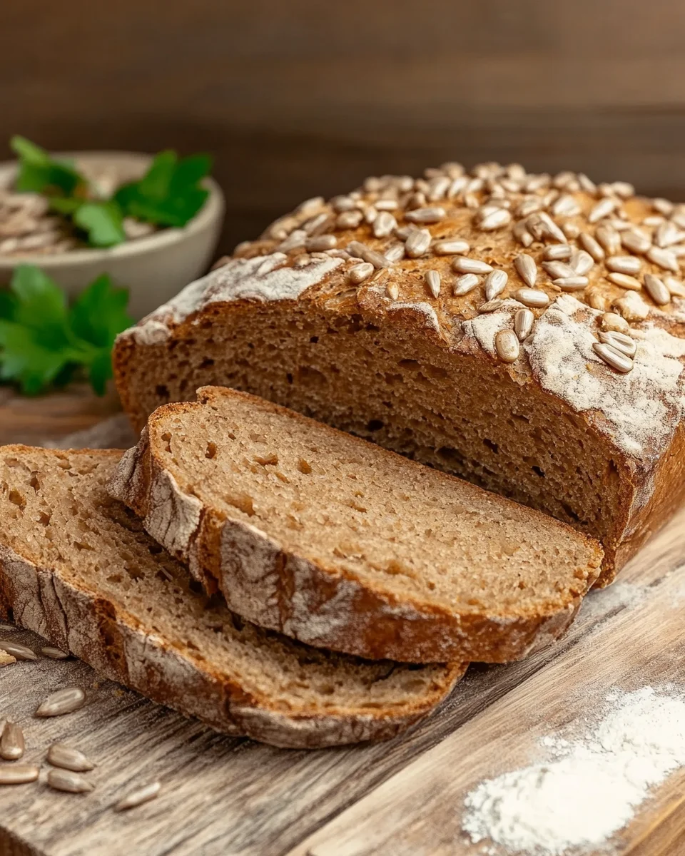 Roggenvollkornbrot mit Sonnenblumenkernen 17 Roggenvollkornbrot