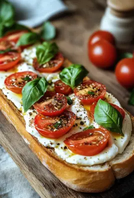 Schnelles Tomaten-Mozzarella-Baguette