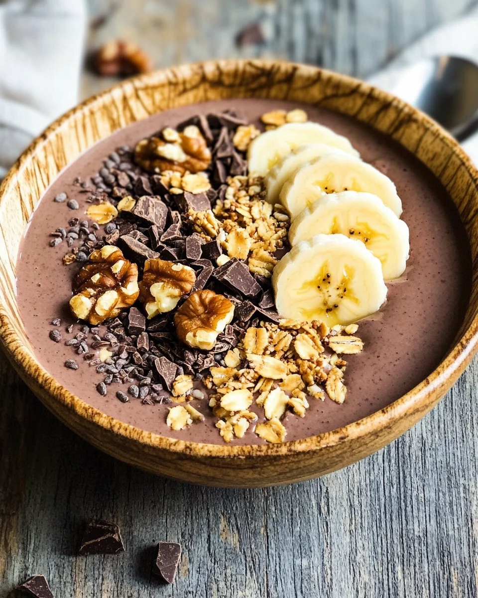 Schoko-Smoothie-Bowl