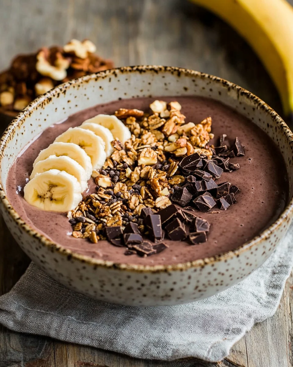 Schoko-Smoothie-Bowl