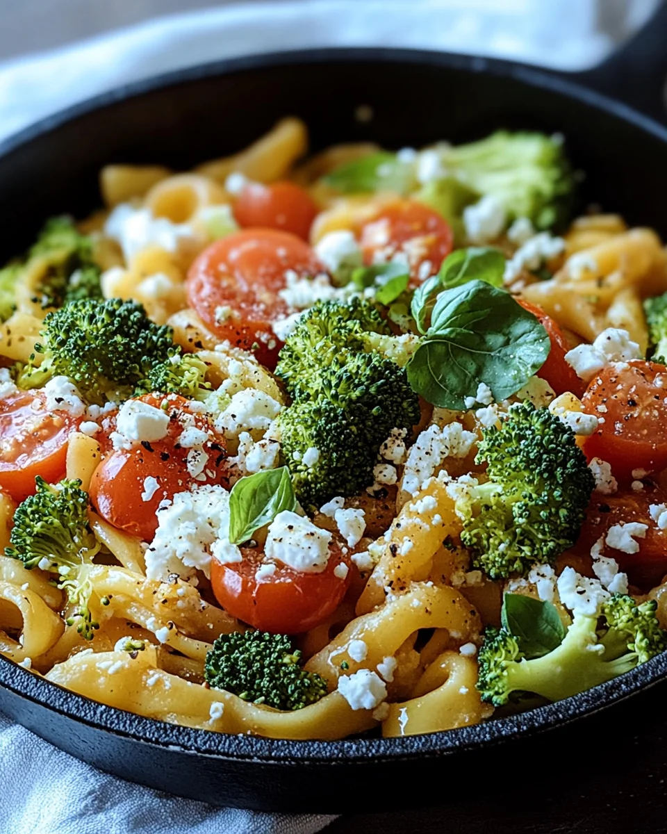 Schupfnudelpfanne mit Brokkoli, Feta und Tomaten 21 Schupfnudelpfanne