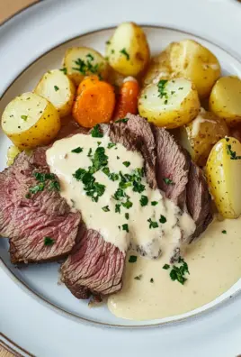 Tafelspitz mit Meerrettichsoße