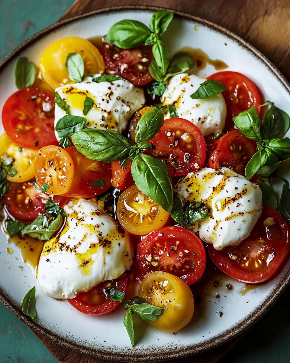 Tomatensalat mit Burrata