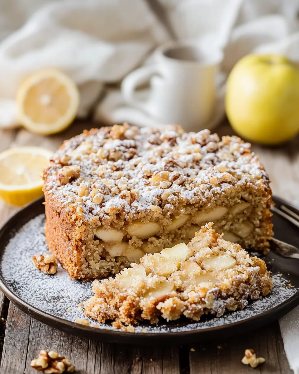 Apfel-Walnuss-Streusel-Kuchen