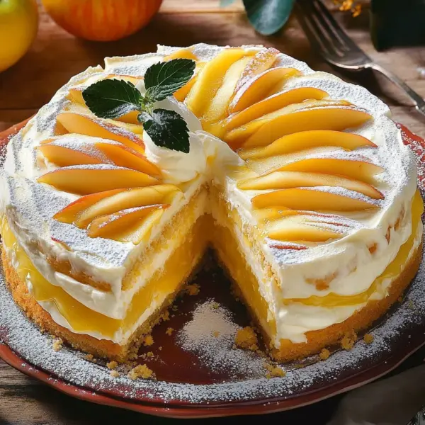 Apfeltorte mit Eierlikörcreme