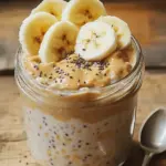 Bananen-Erdnussbutter Overnight Oats