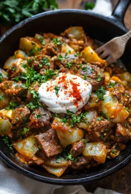 Bombastische Spitzkohl-Hackfleisch-Pfanne