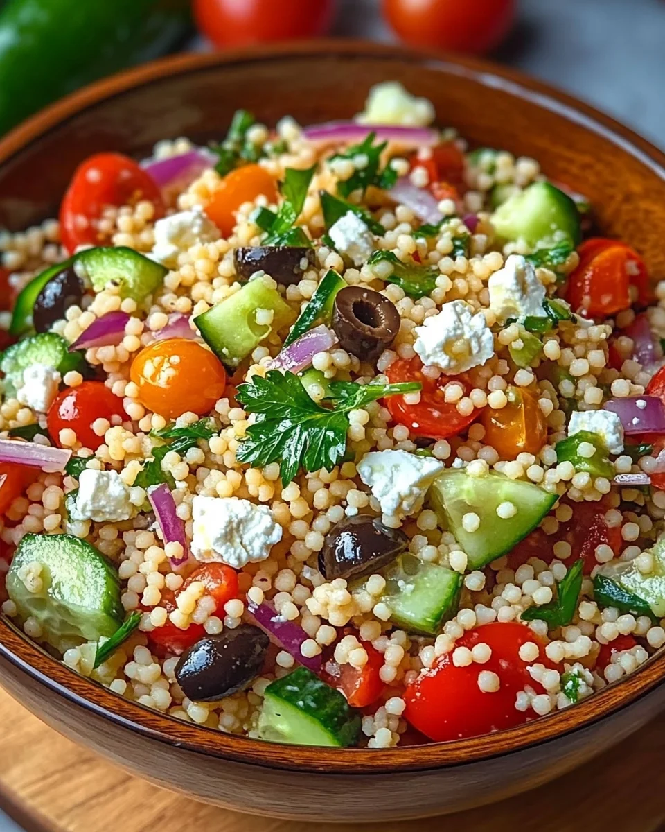 Couscous-Salat mit Feta 24 Couscous-Salat