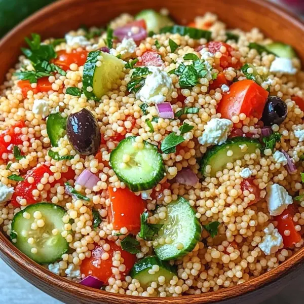 Couscous-Salat mit Feta