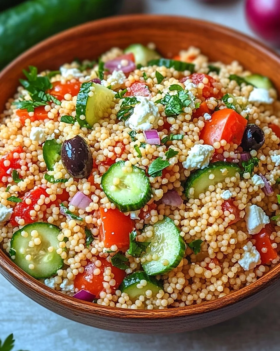 Couscous-Salat mit Feta