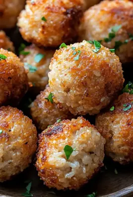 Crispy Rice Meatballs from the Air Fryer