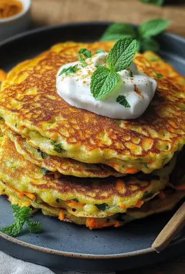 Curry-Spitzkohl-Pfannkuchen mit Minzjoghurt