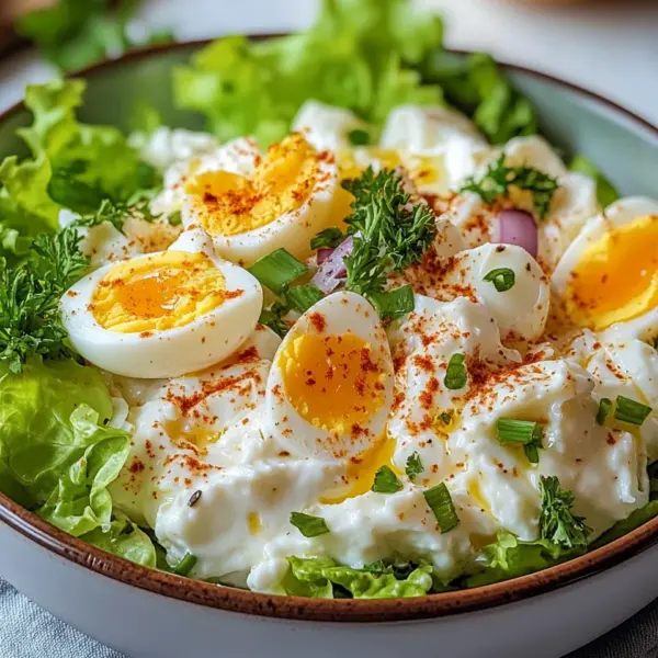 Eiersalat mit Joghurt