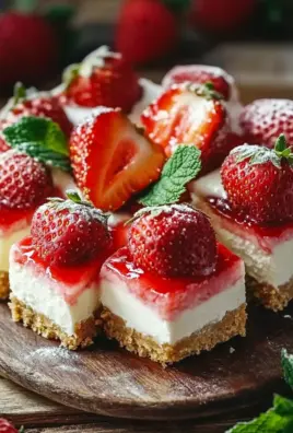 Erdbeer-Cheesecake-Häppchen