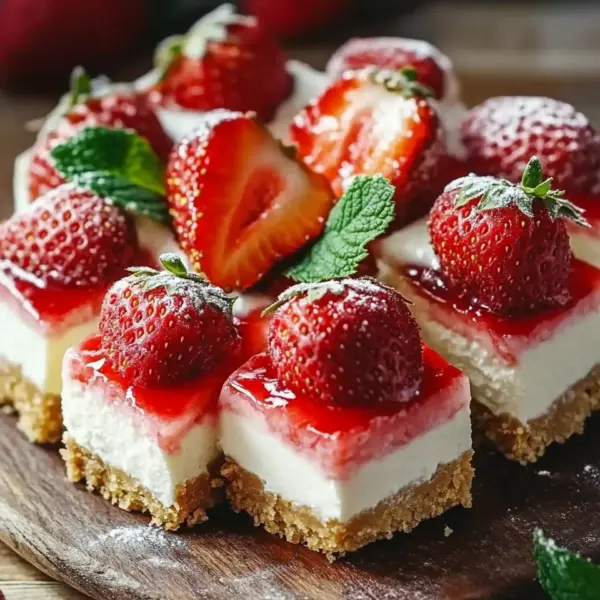 Erdbeer-Cheesecake-Häppchen