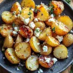 Ger&ouml;stete Kartoffeln mit Feta