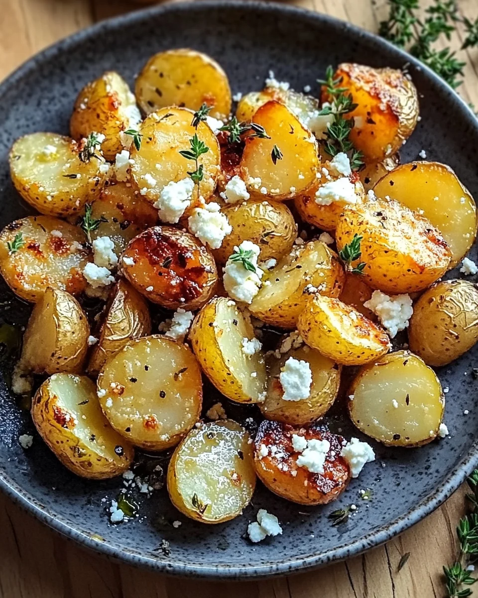 Geröstete Kartoffeln mit Feta