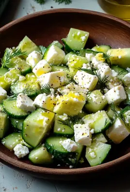 Gurken-Avocado-Salat mit Feta