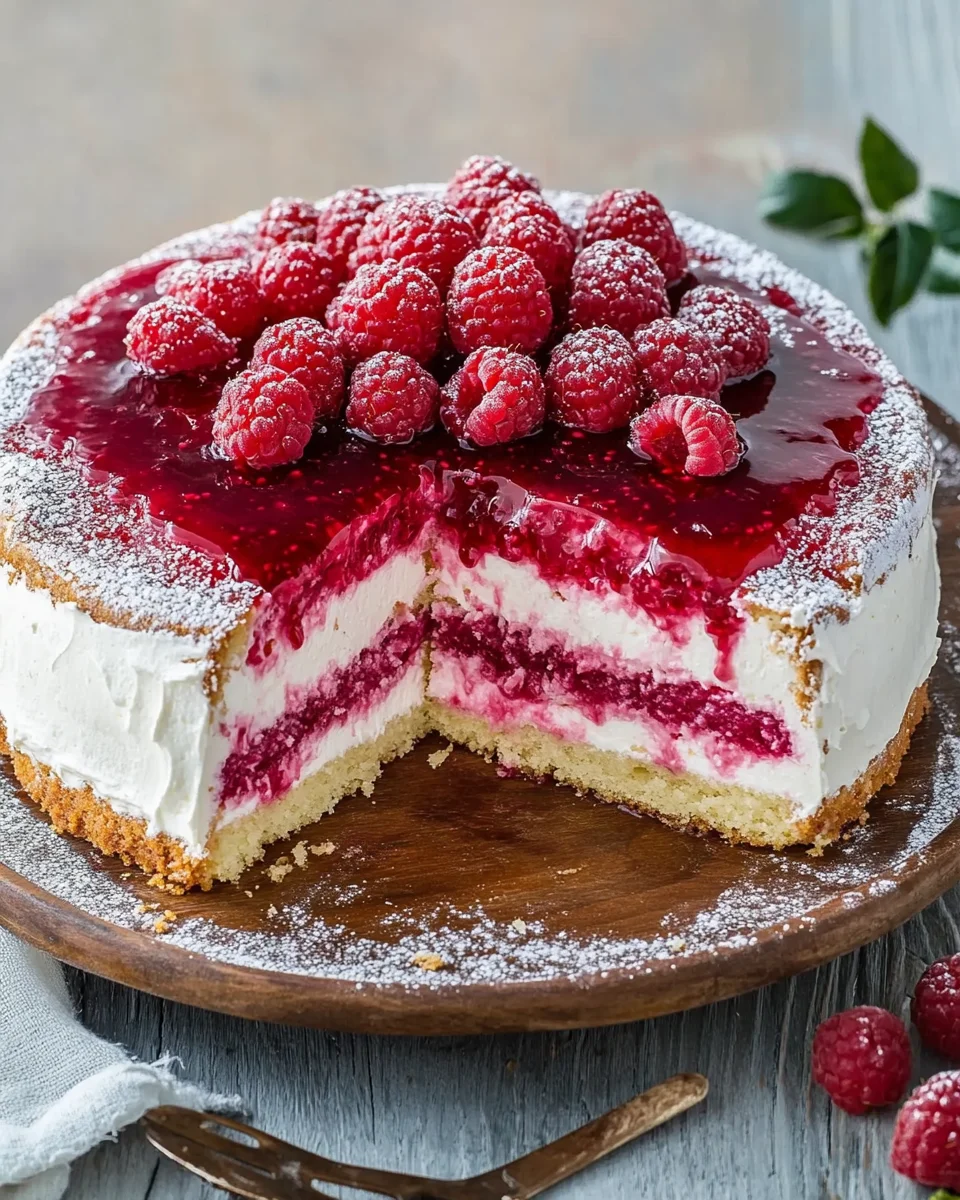 Himbeer-Frischk&auml;se-Mascarpone-Torte