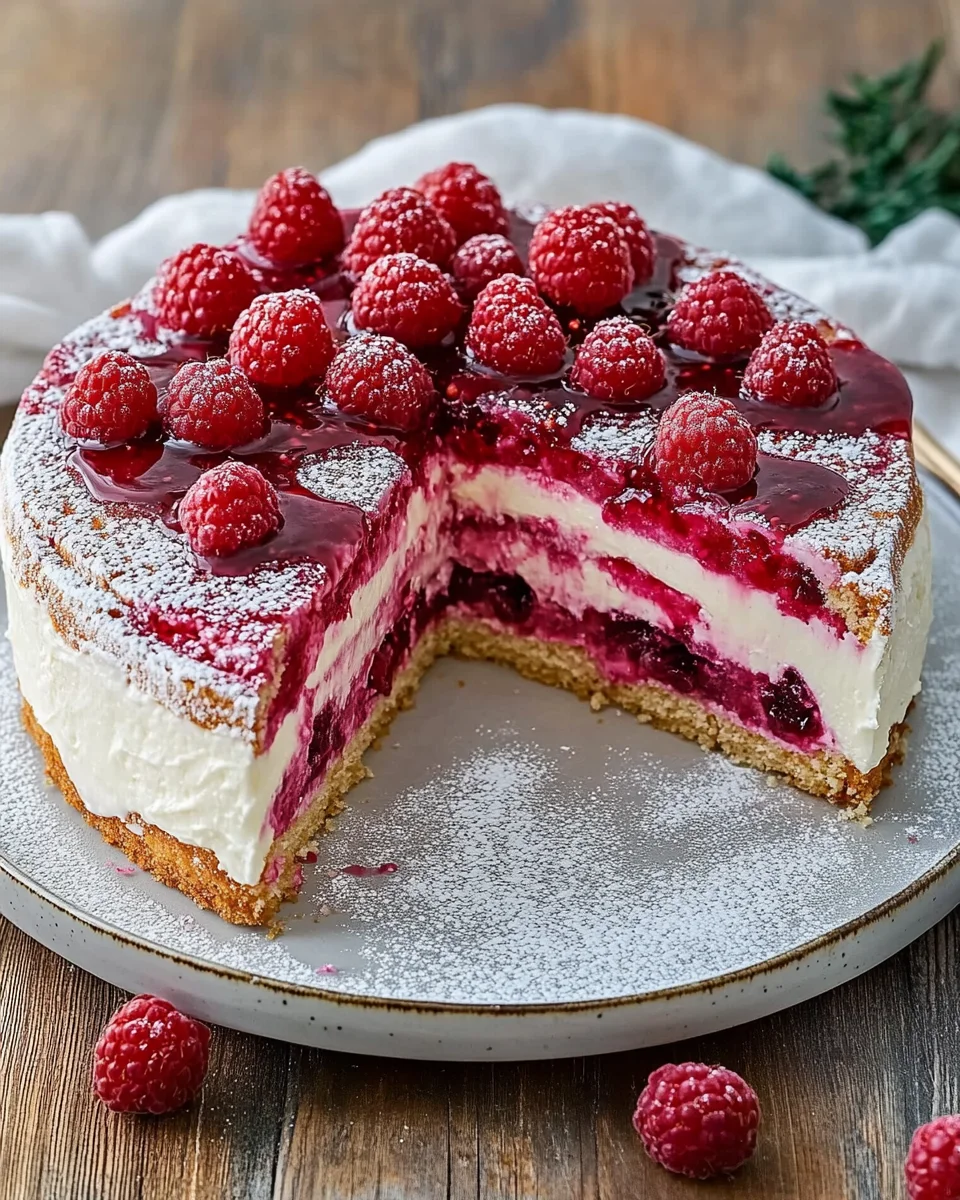 Himbeer-Frischk&auml;se-Mascarpone-Torte